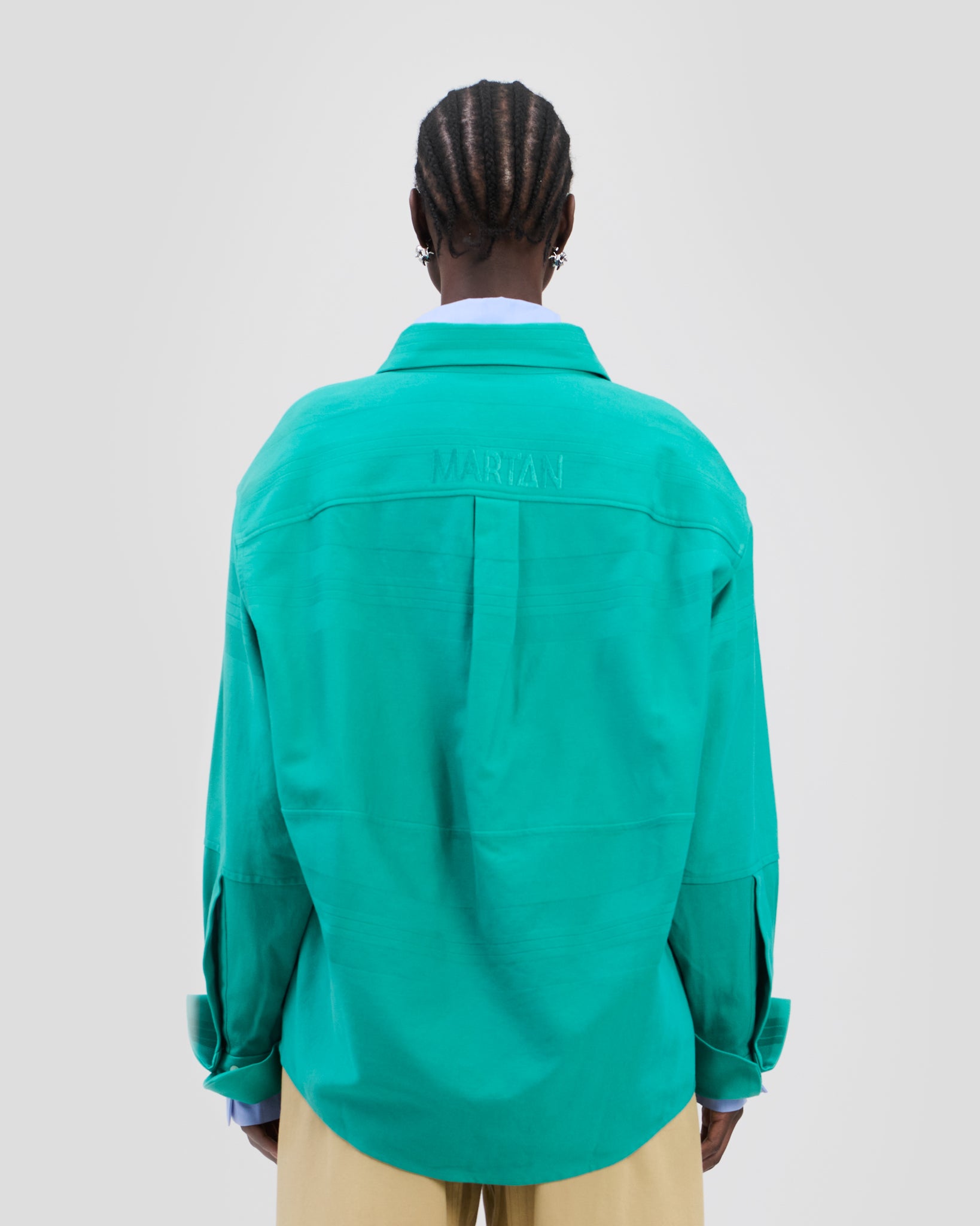 Nore Overshirt Seaweed Green