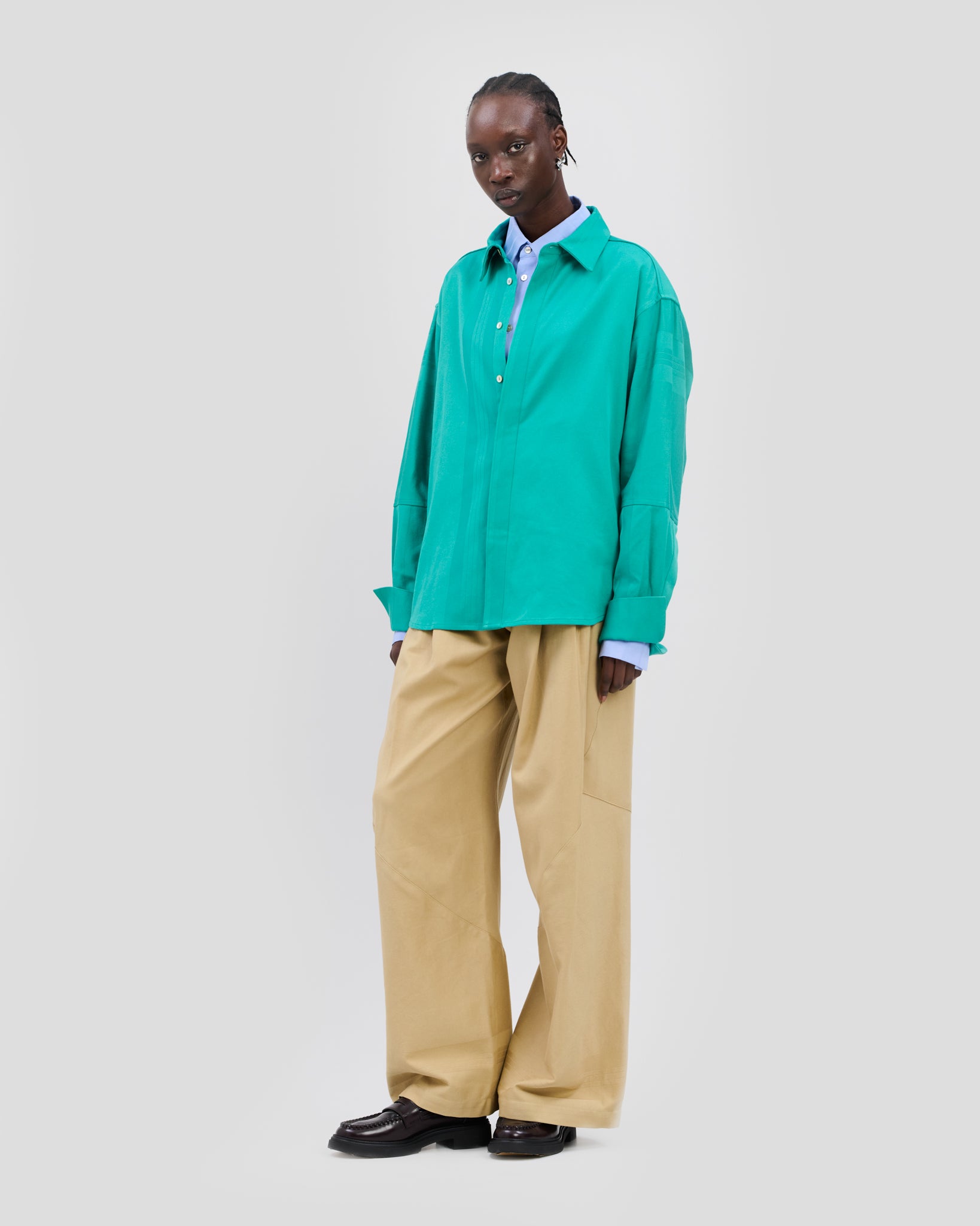 Nore Overshirt Seaweed Green