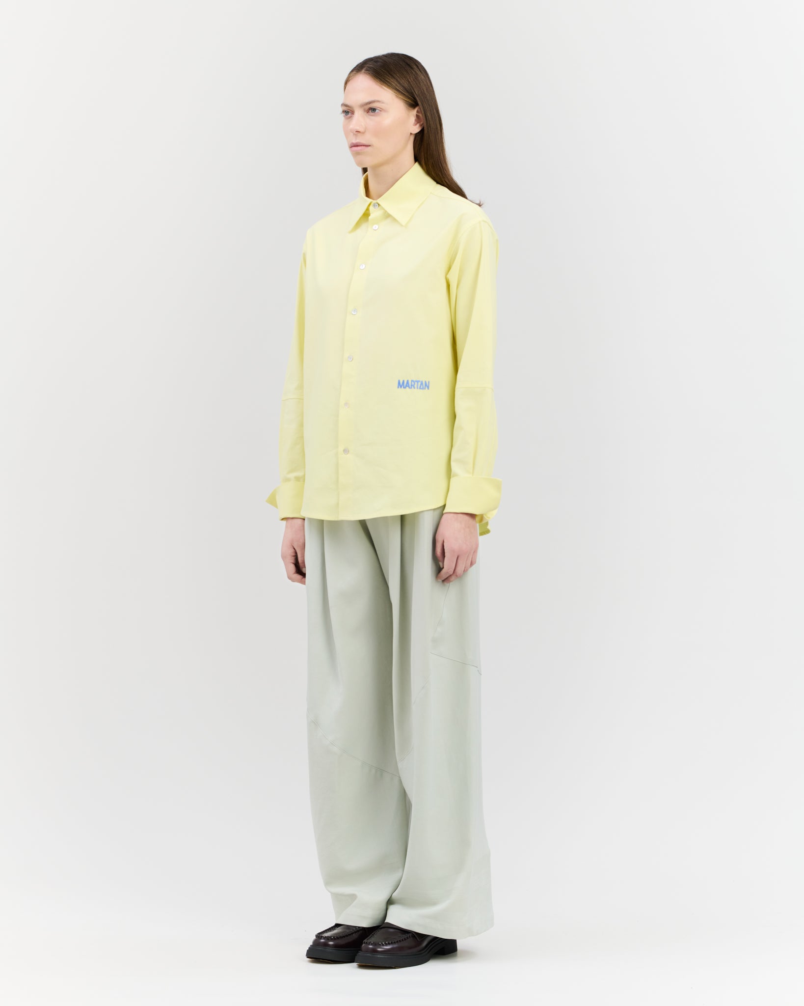 Marchi Shirt Powder Yellow (Poplin)