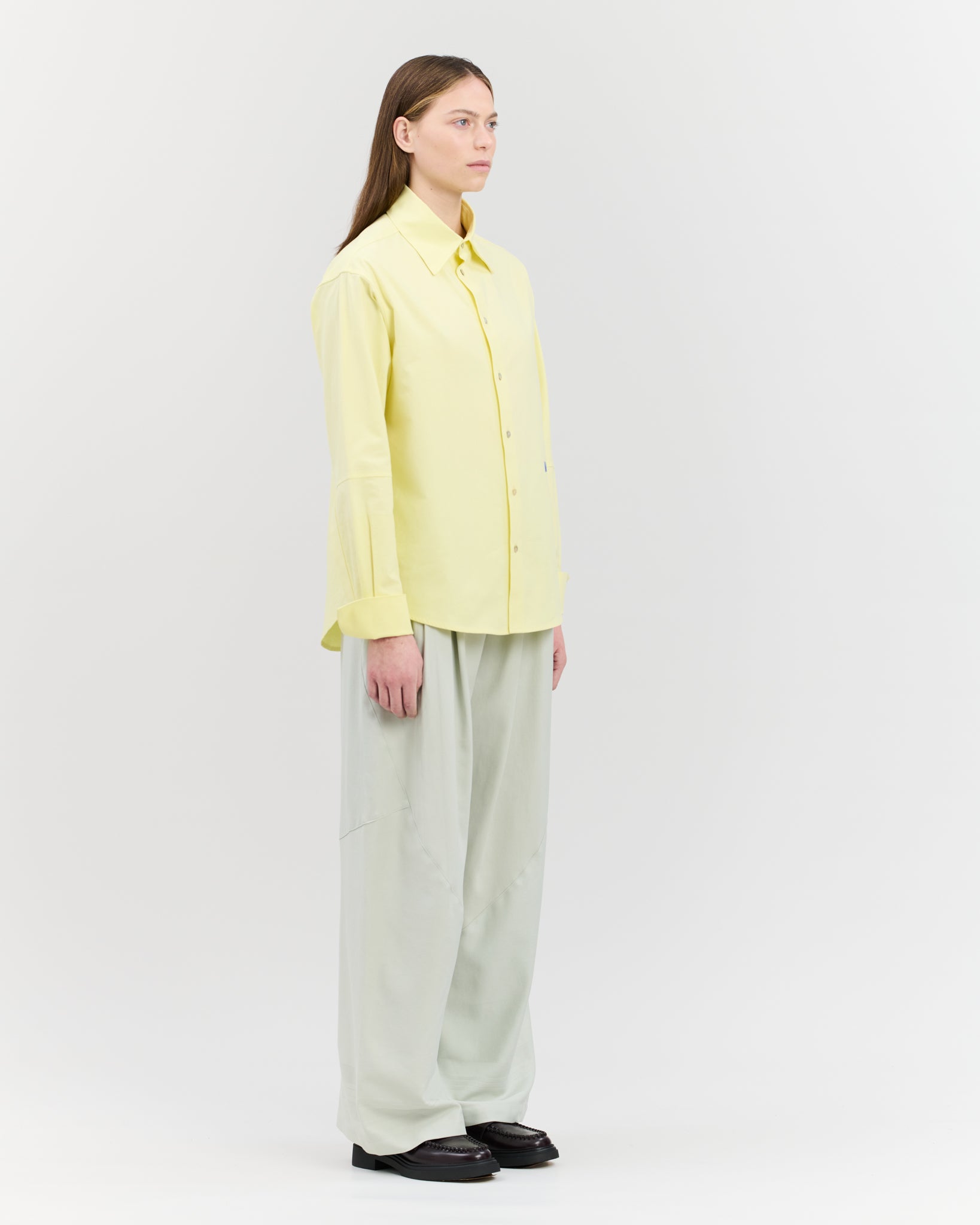 Marchi Shirt Powder Yellow (Poplin)