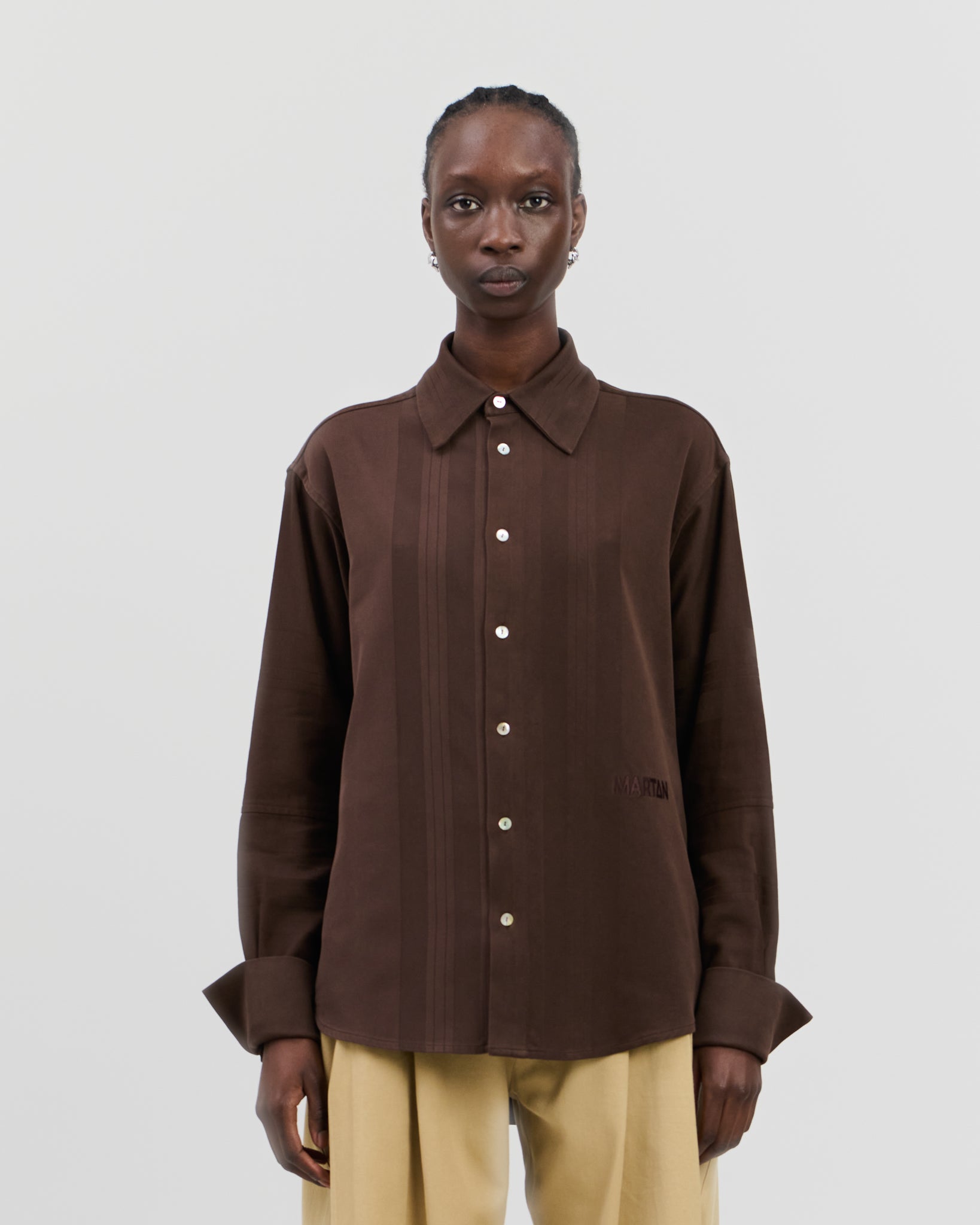 Marchi Overshirt Chocolate Brown