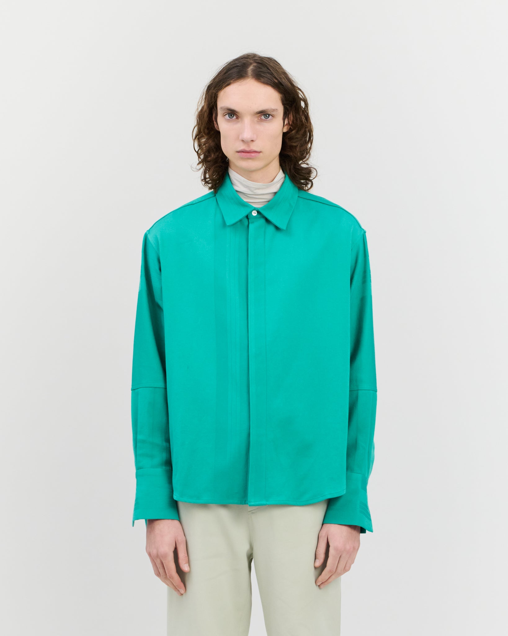 Nore Overshirt Seaweed Green