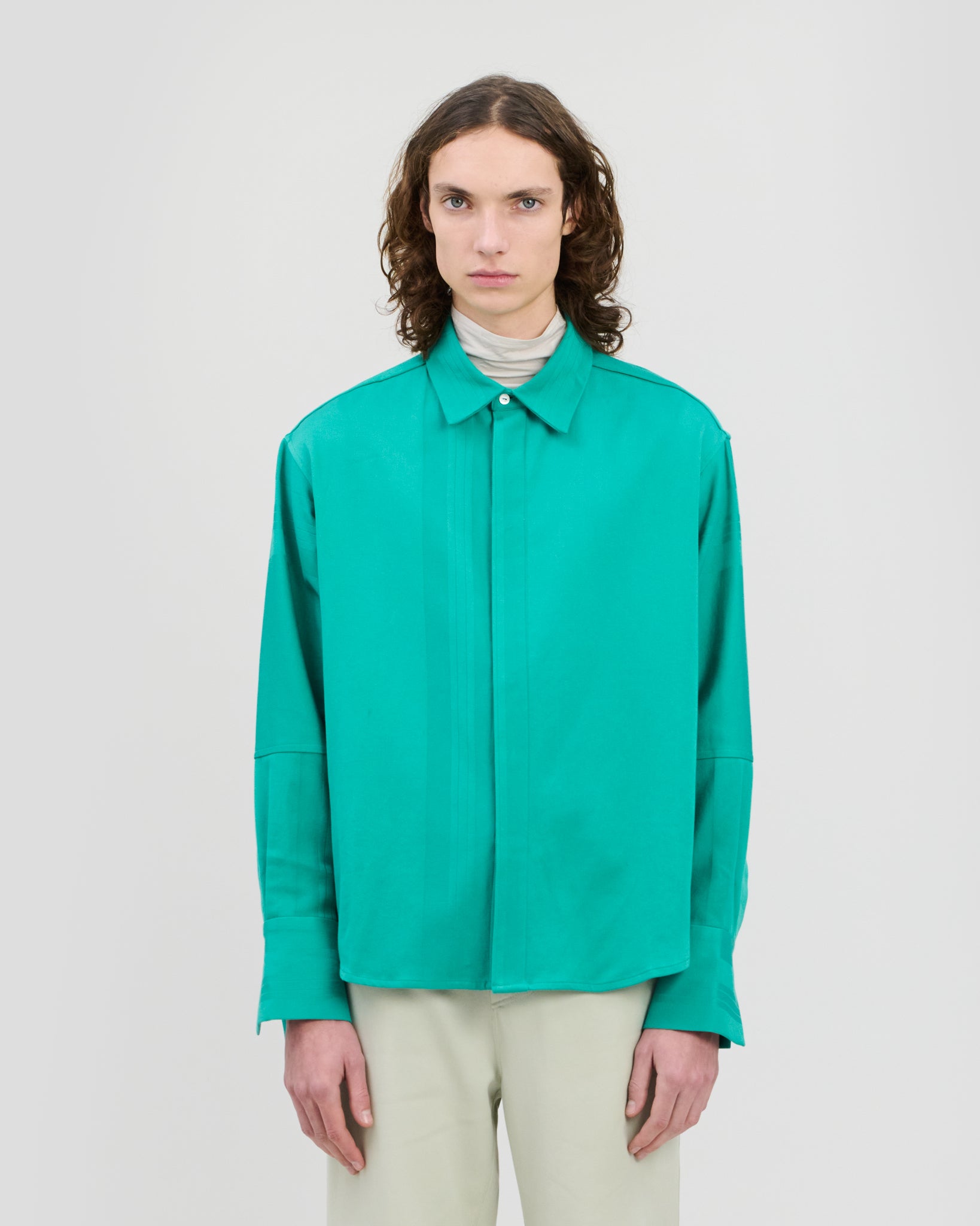 Nore Overshirt Seaweed Green