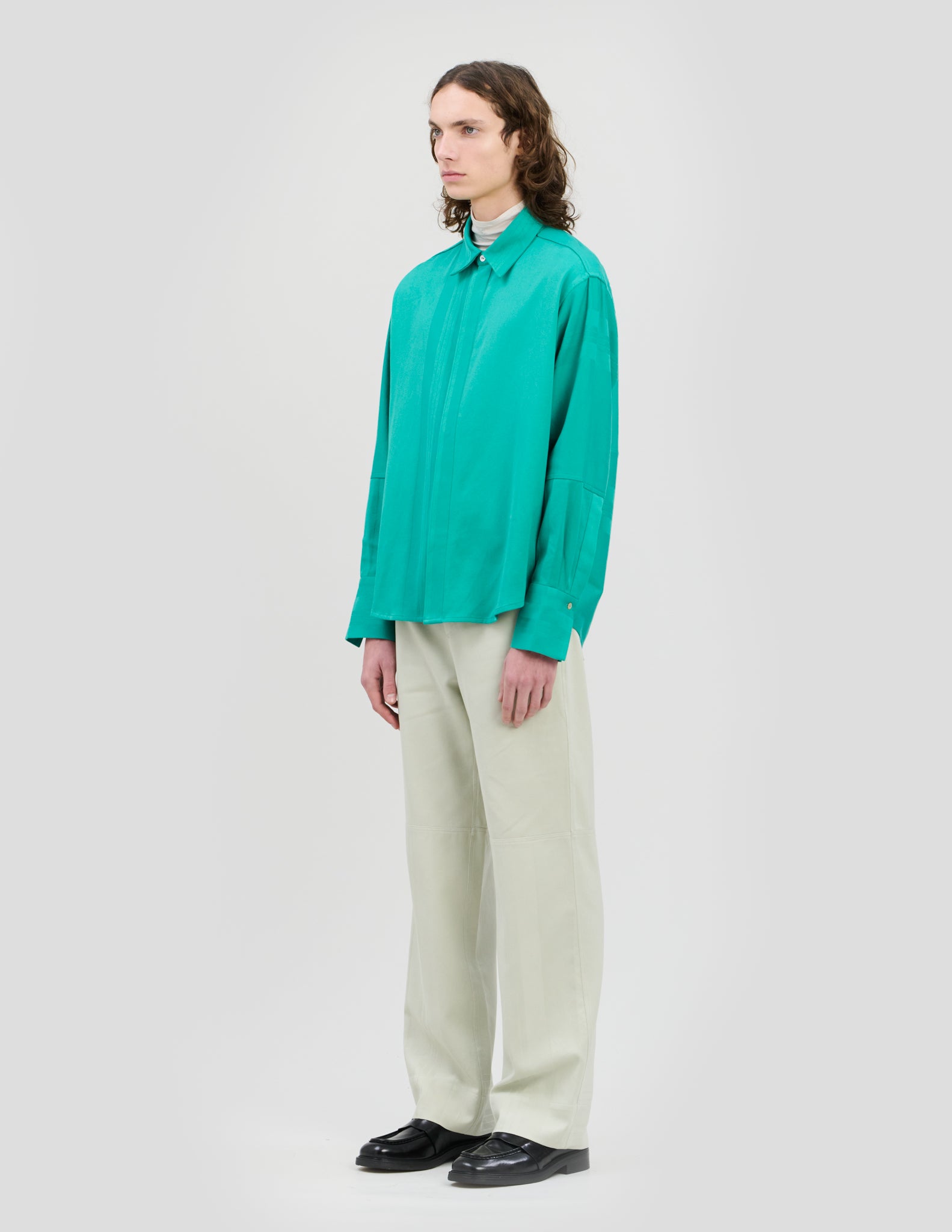 Nore Overshirt Seaweed Green