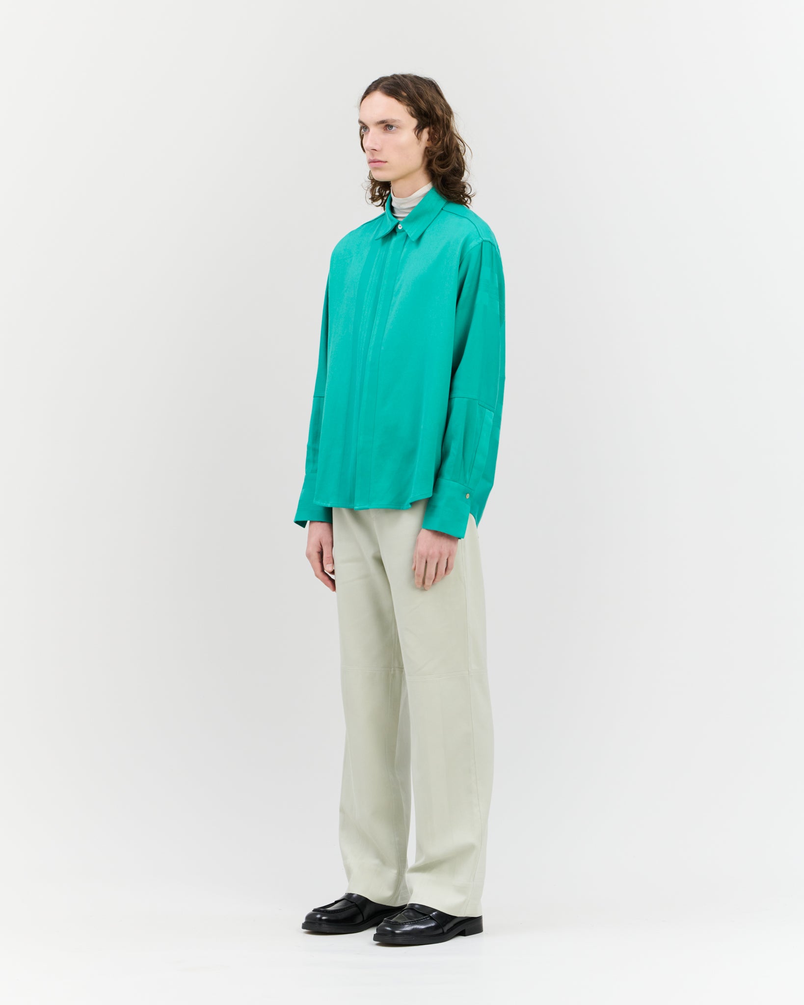 Nore Overshirt Seaweed Green