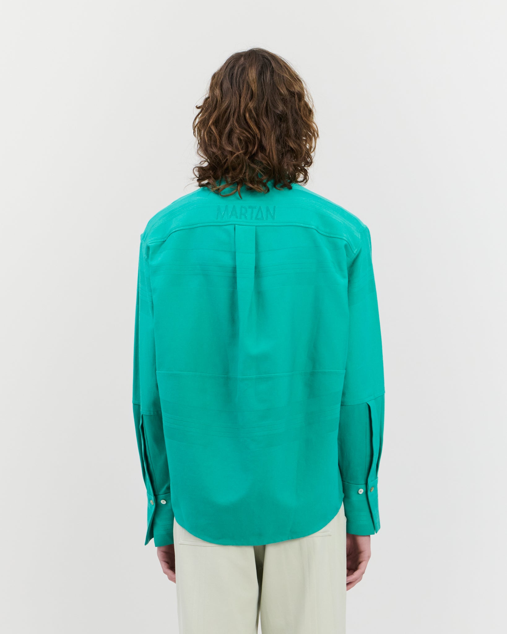 Nore Overshirt Seaweed Green