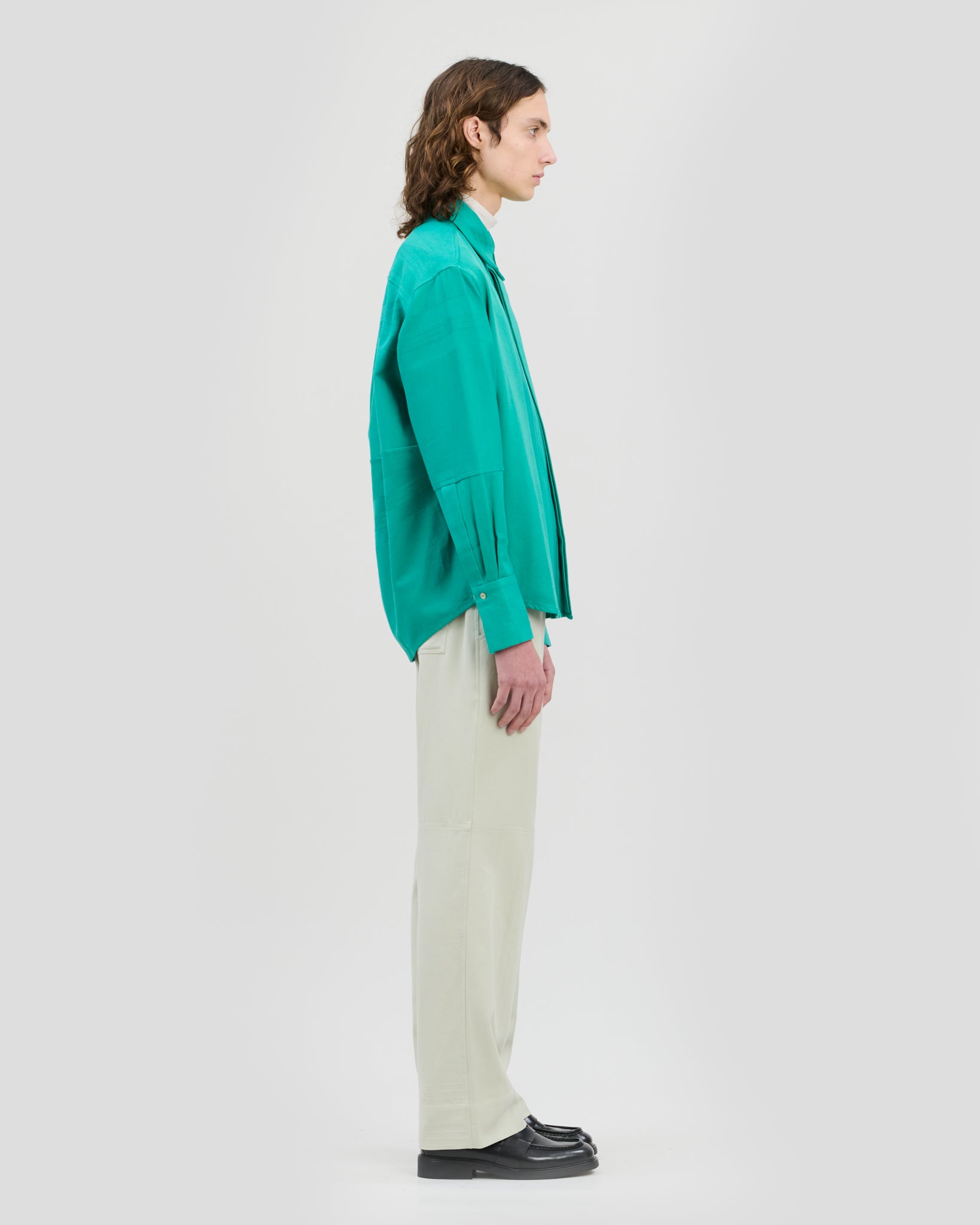 Nore Overshirt Seaweed Green