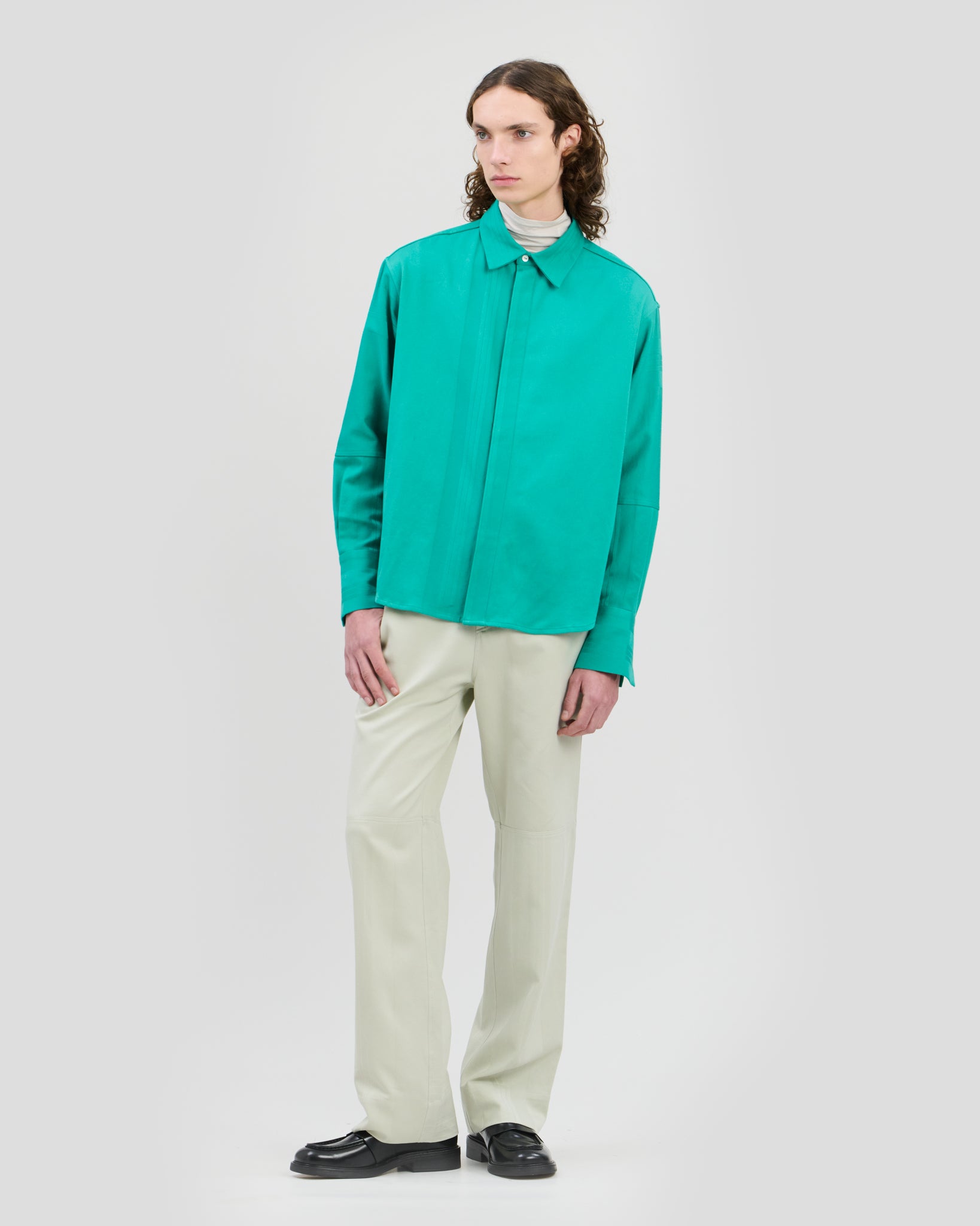 Nore Overshirt Seaweed Green