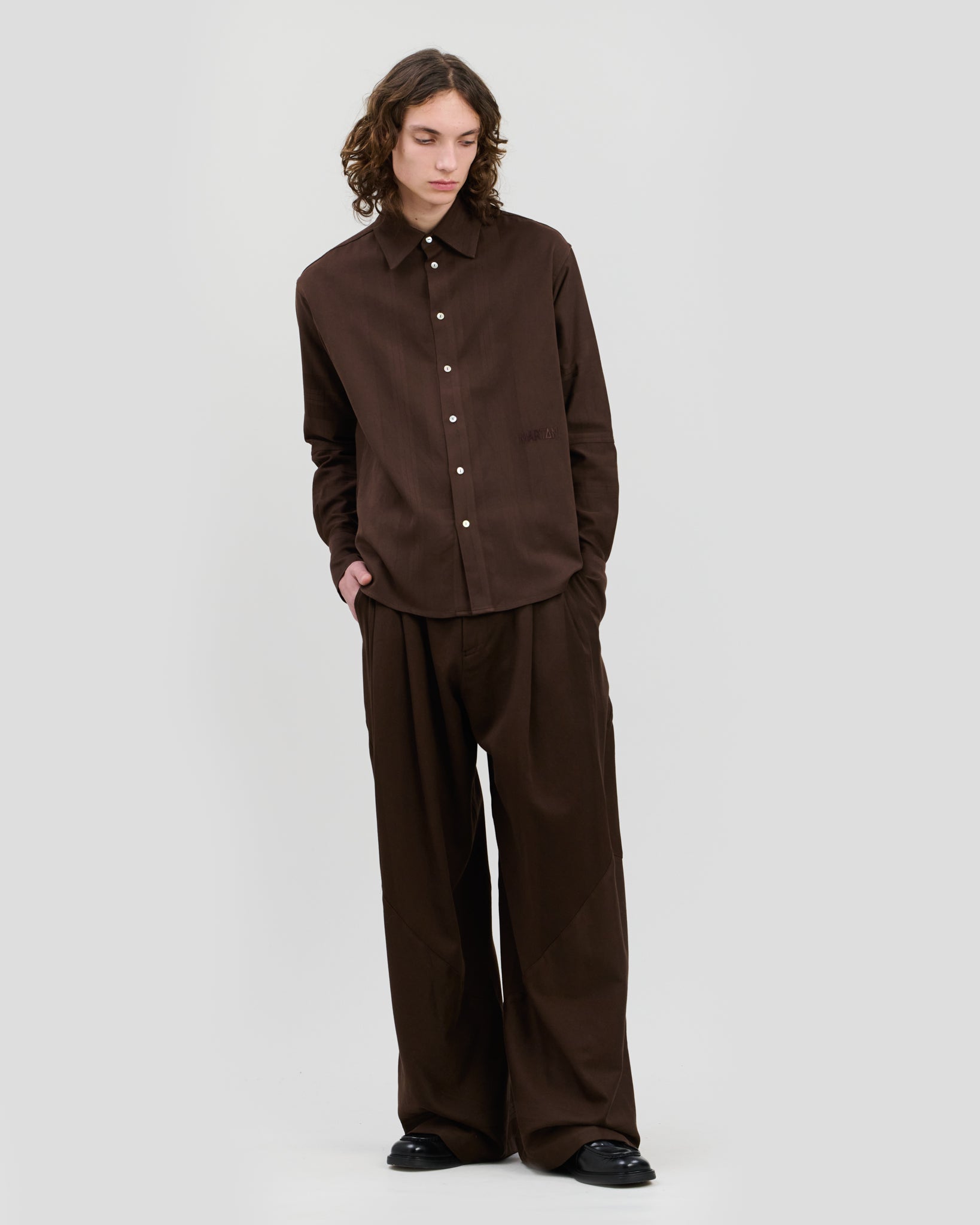 Marchi Overshirt Chocolate Brown