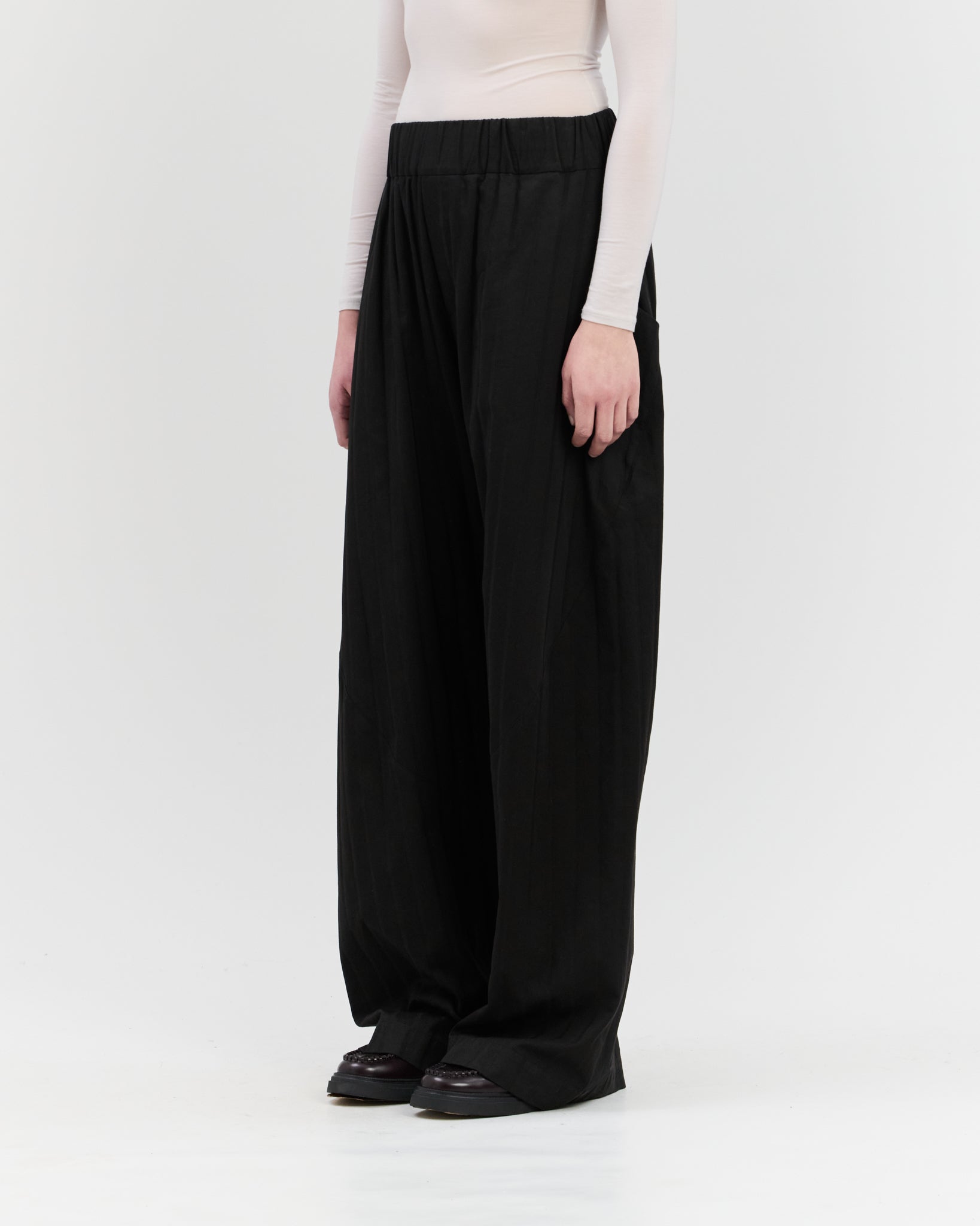 Leo Trousers Charcoal Black