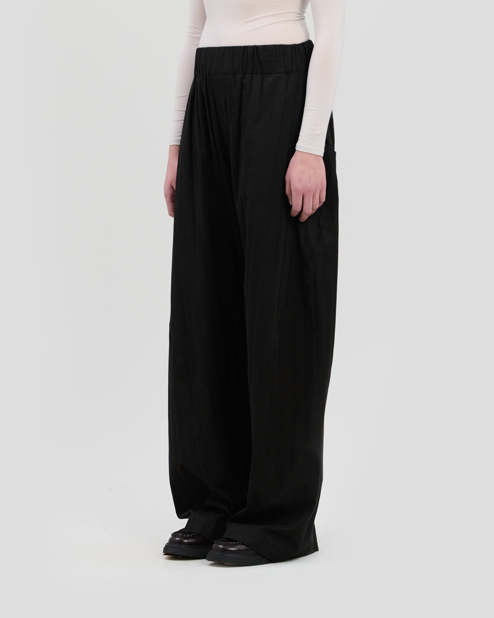 Leo Trousers Charcoal Black