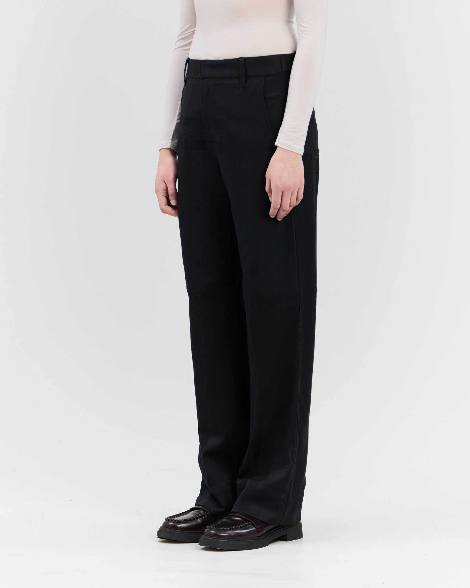 Jelle Trousers Charcoal Black