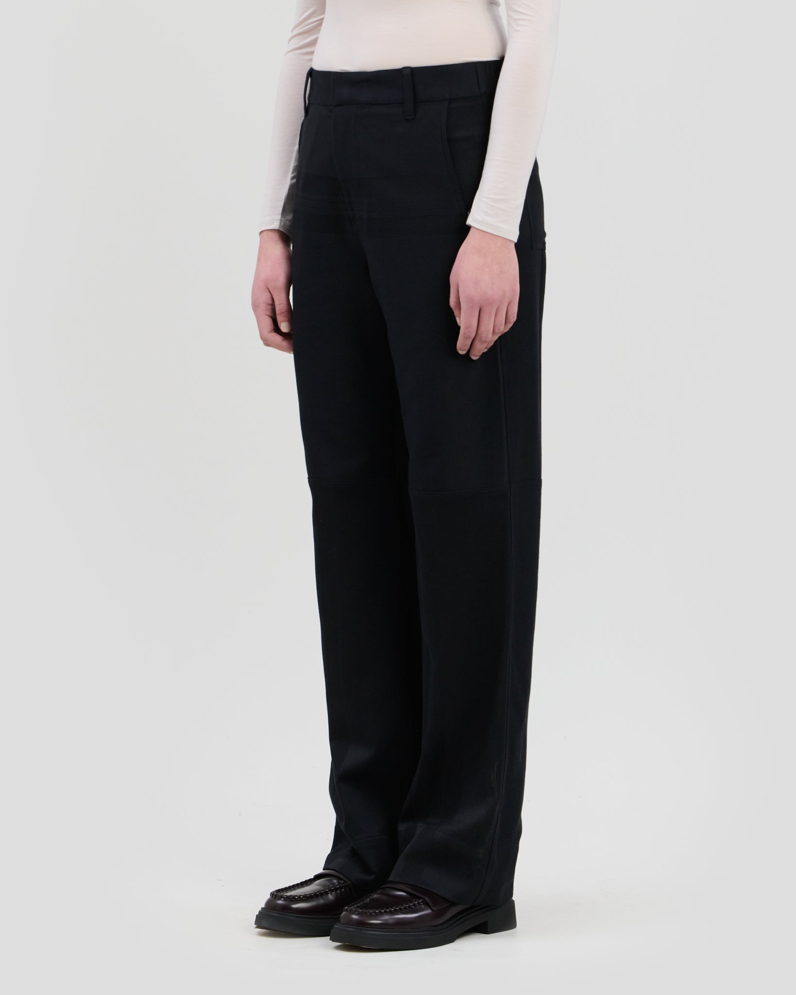 Jelle Trousers Charcoal Black