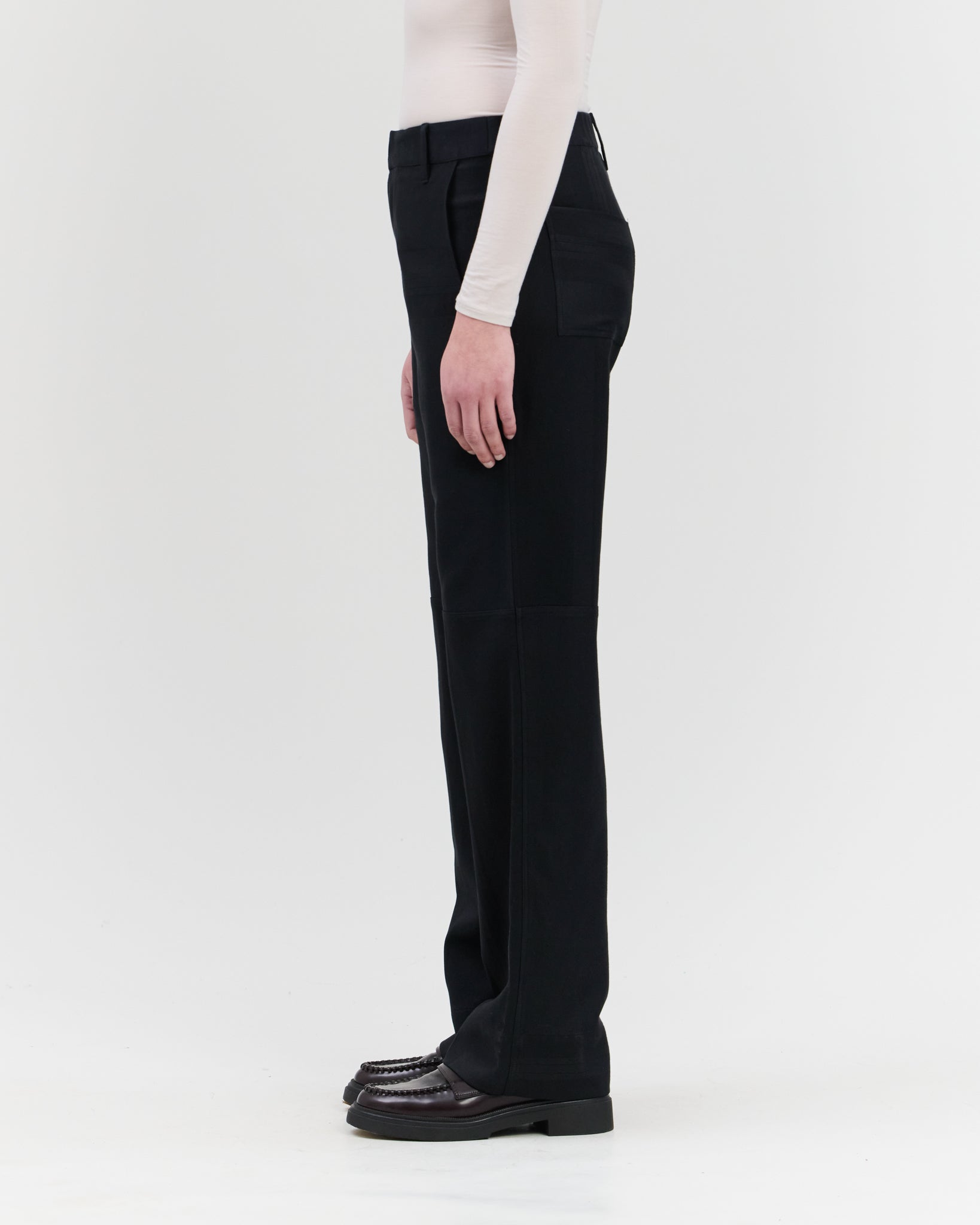 Jelle Trousers Charcoal Black