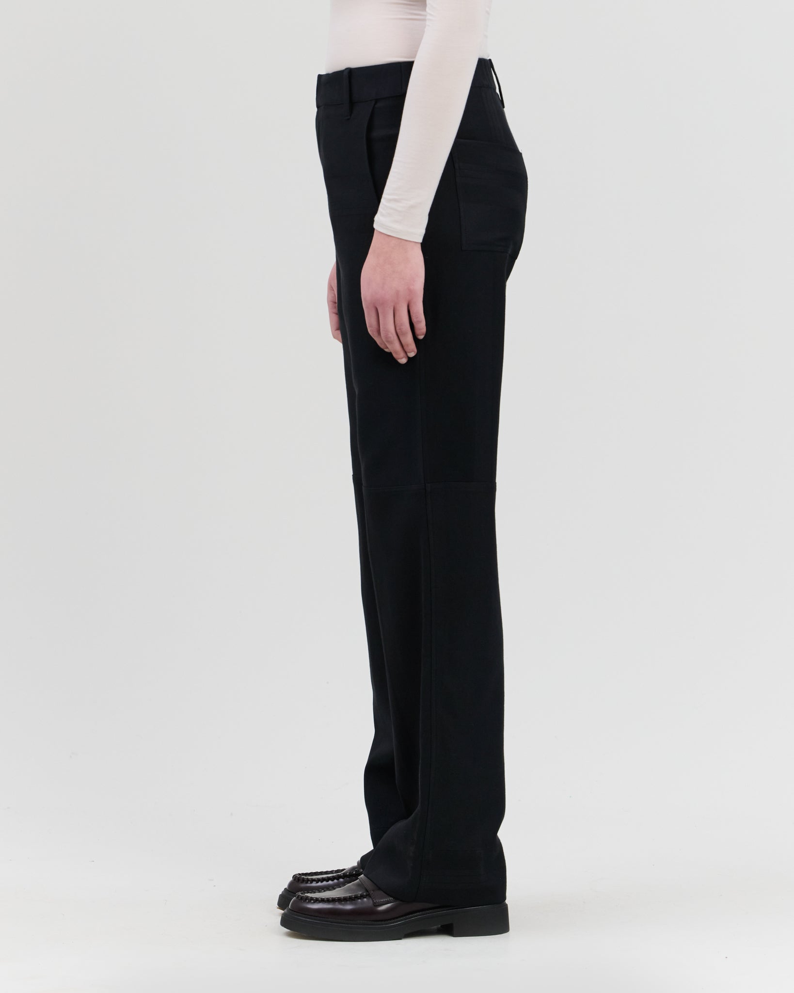 Jelle Trousers Charcoal Black