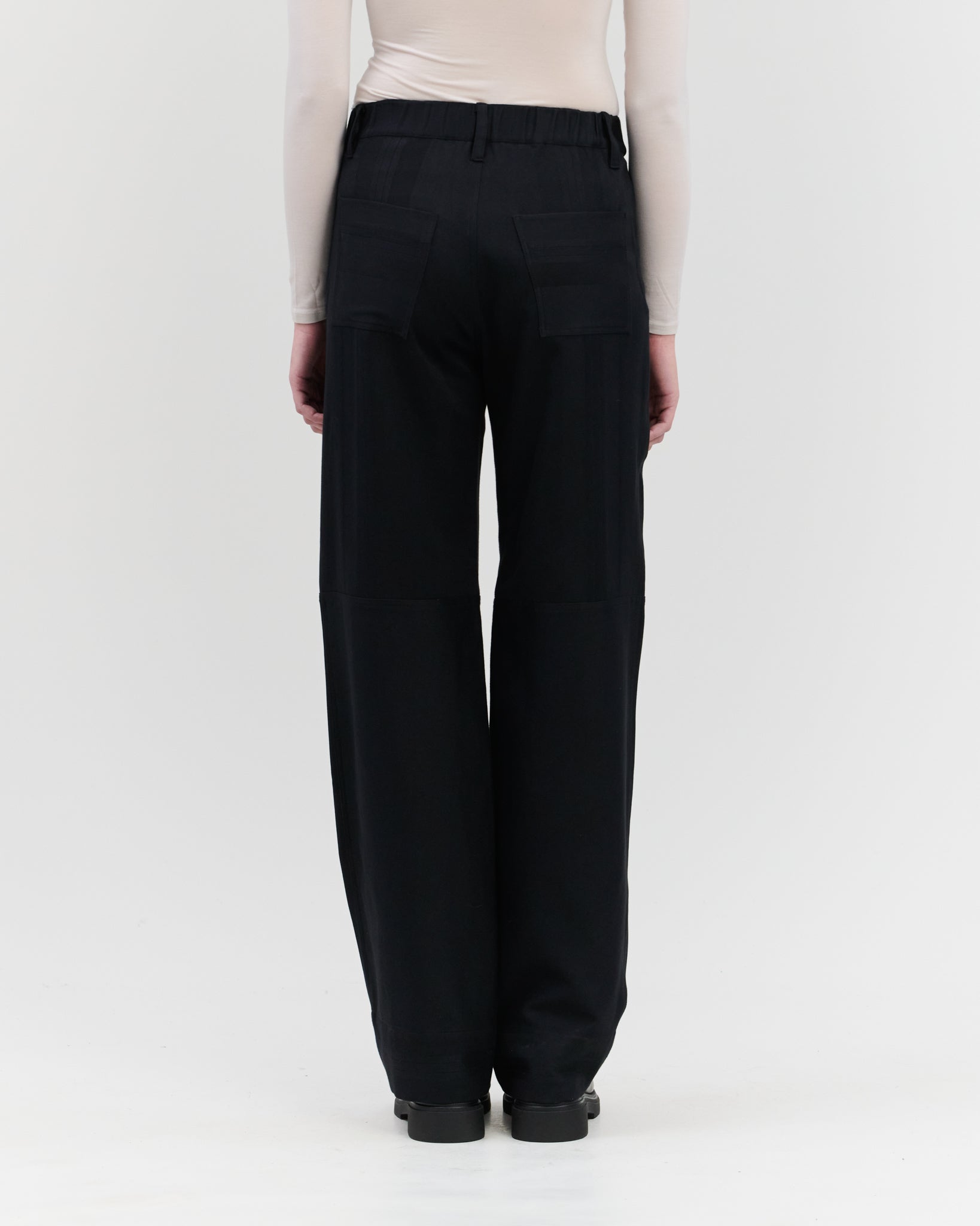 Jelle Trousers Charcoal Black