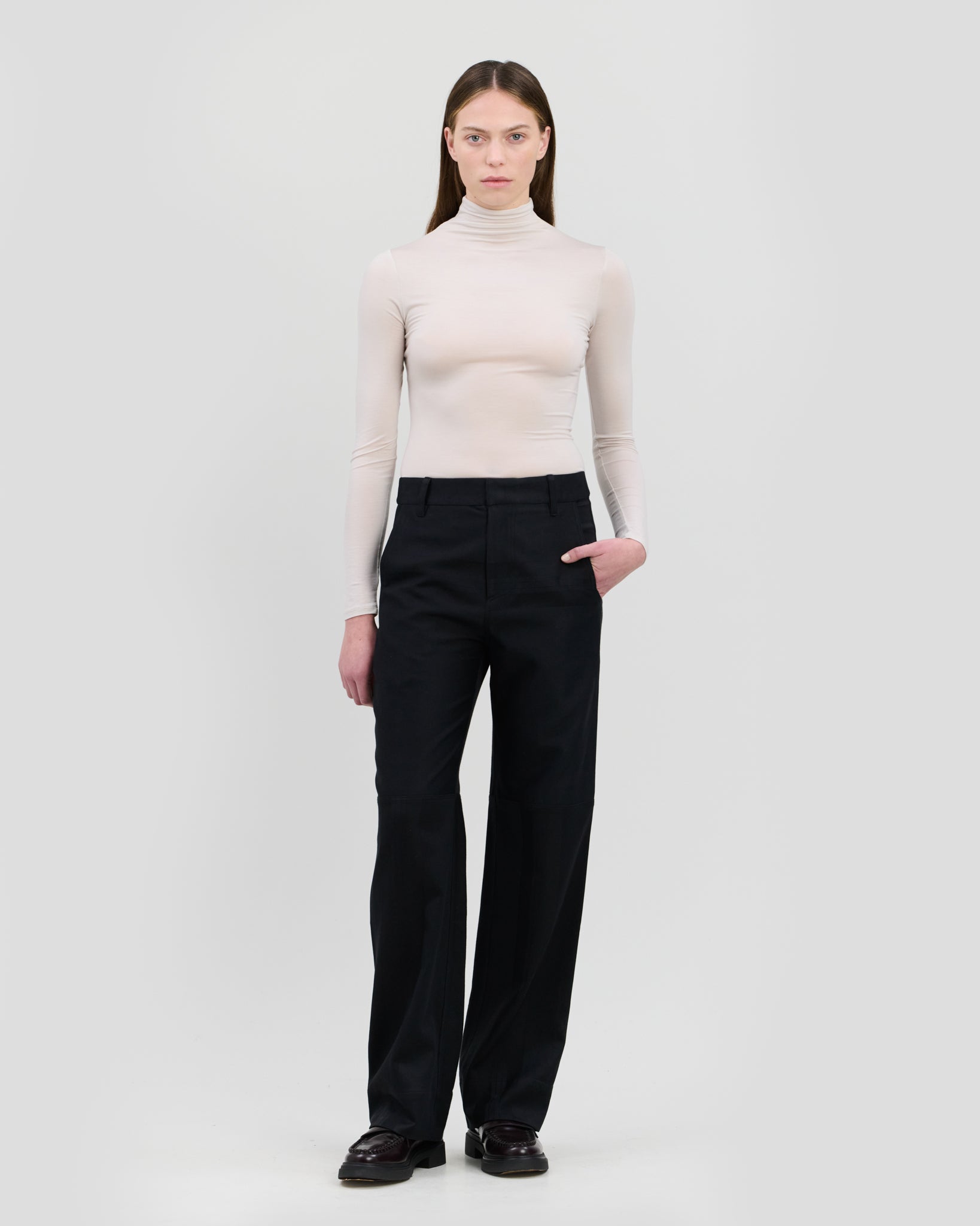 Jelle Trousers Charcoal Black