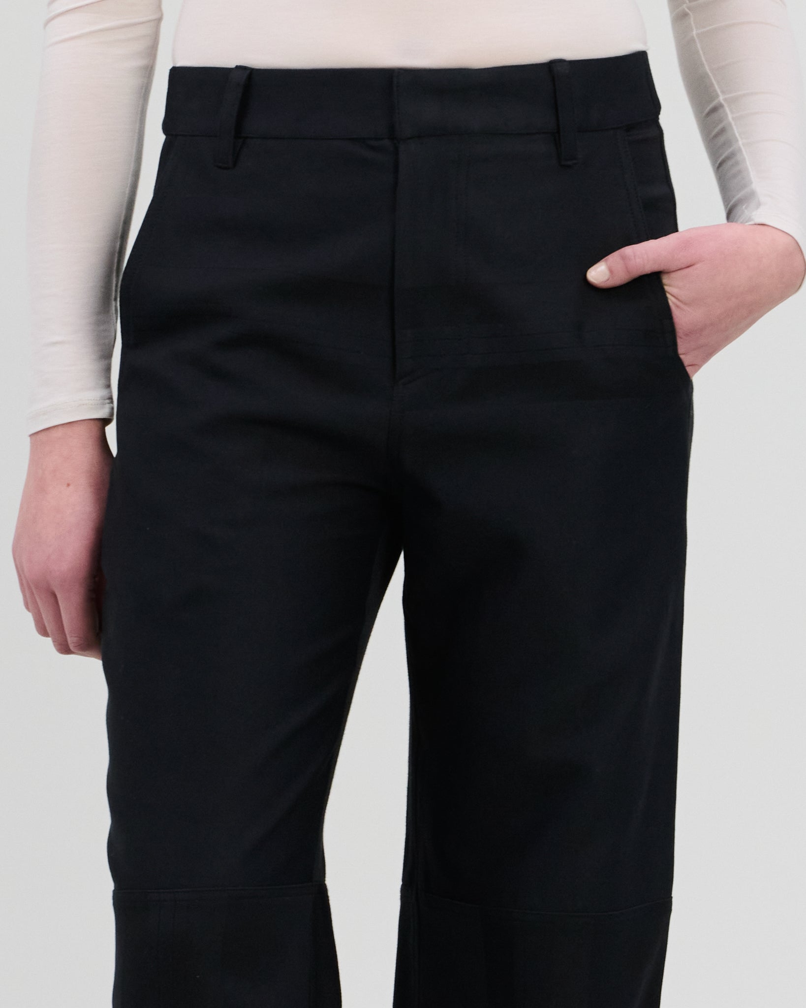 Jelle Trousers Charcoal Black