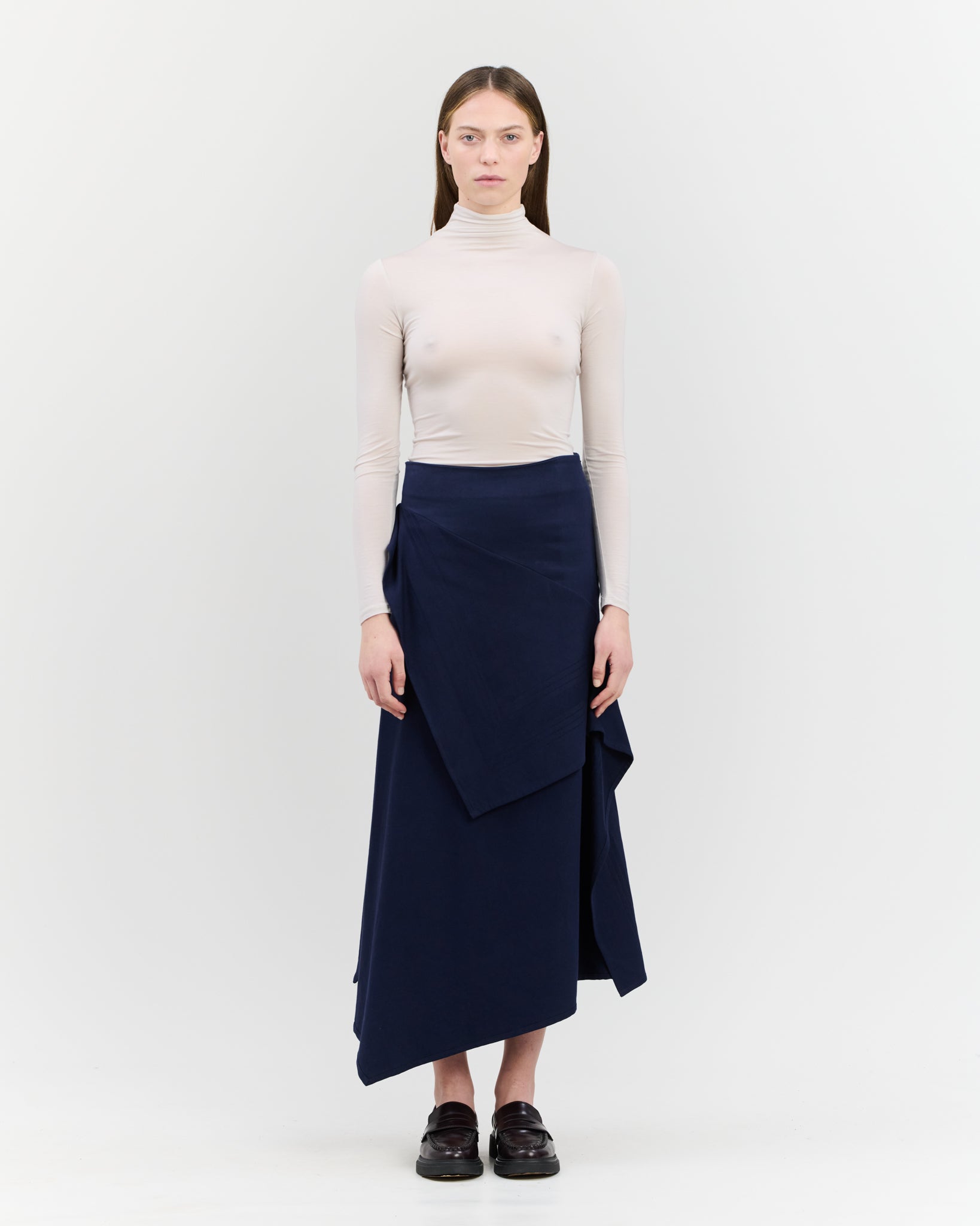 Jackie Skirt Navy Blue