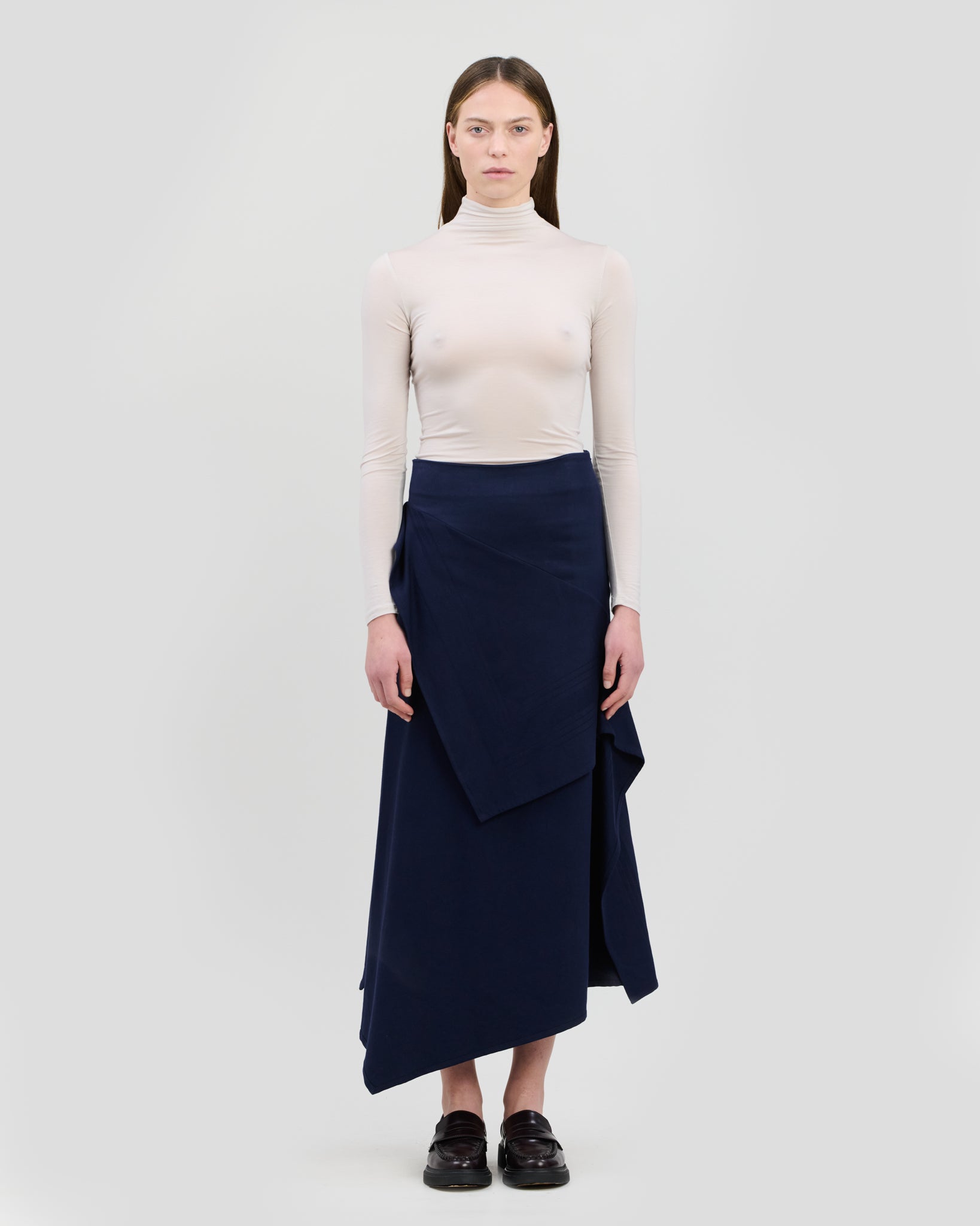 Jackie Skirt Navy Blue