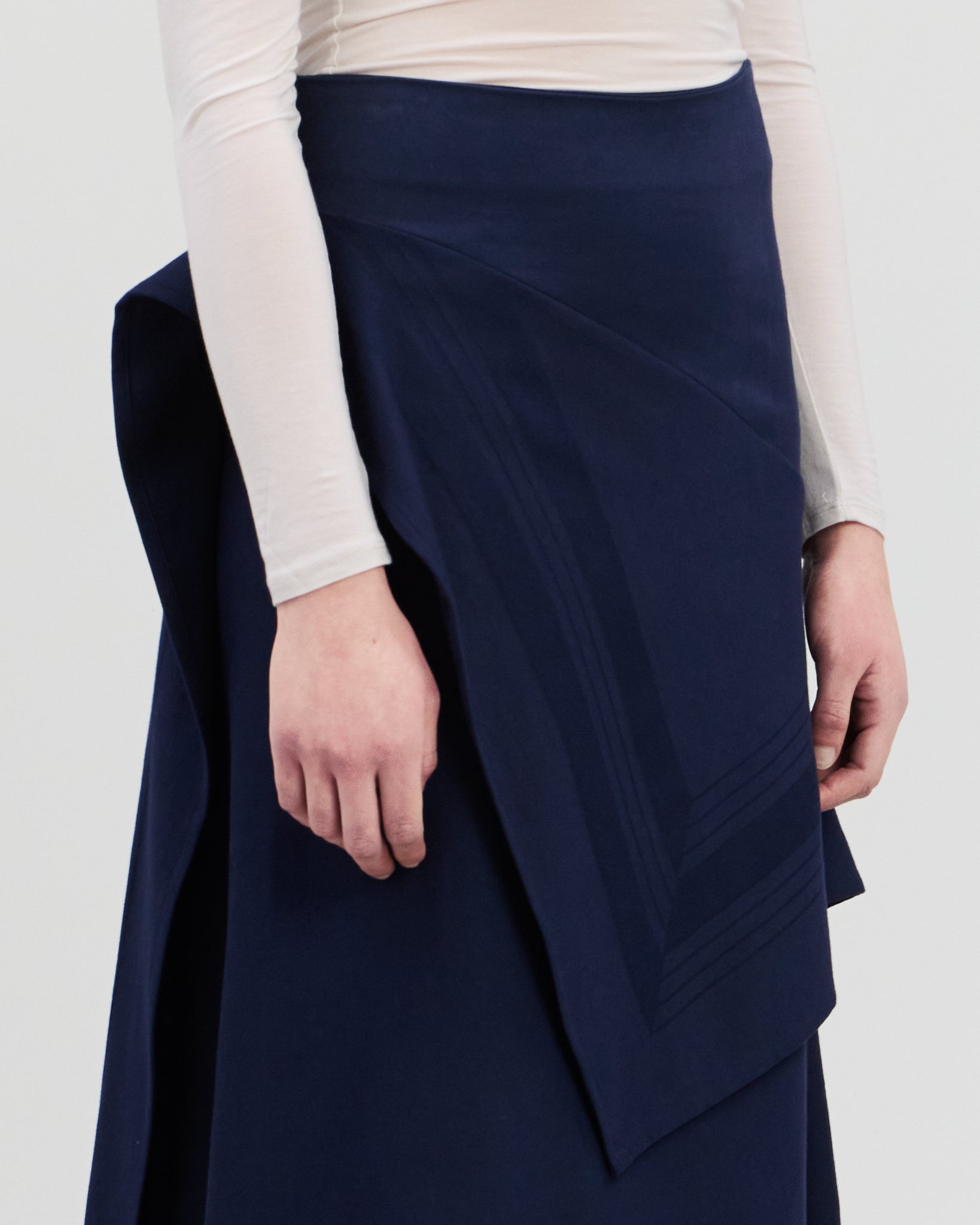 Jackie Skirt Navy Blue