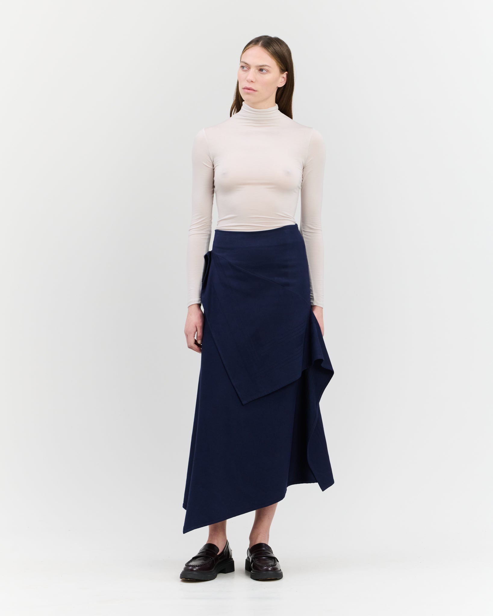 Jackie Skirt Navy Blue