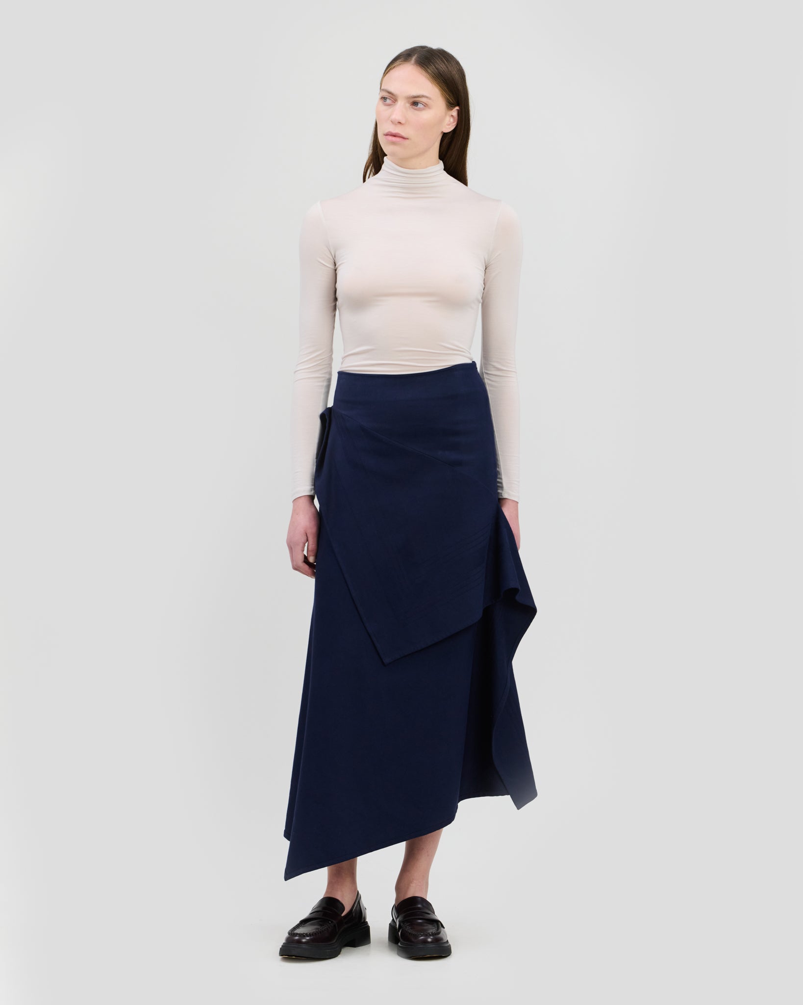 Jackie Skirt Navy Blue