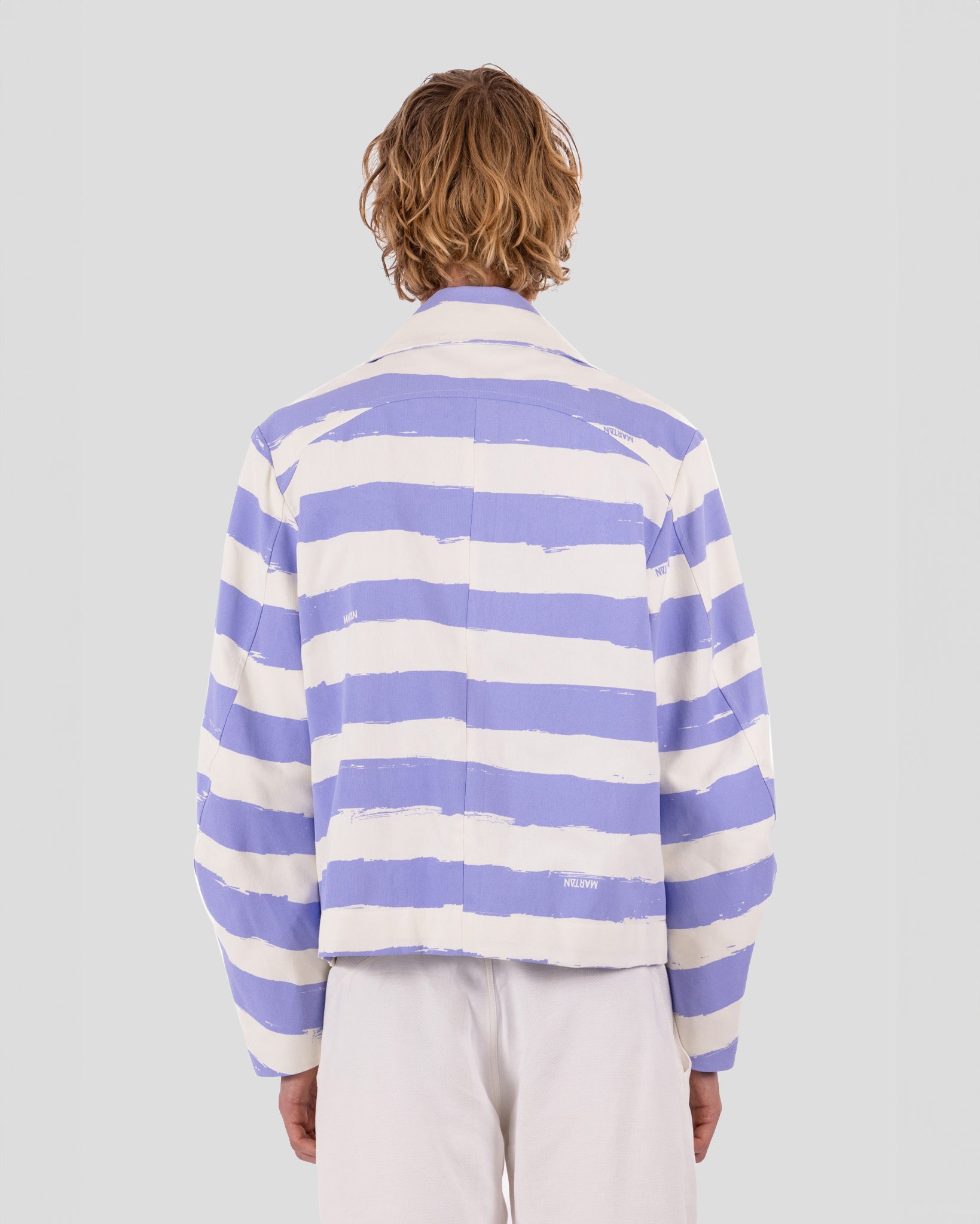 Thomas Jacket Striped Lavender Lilac