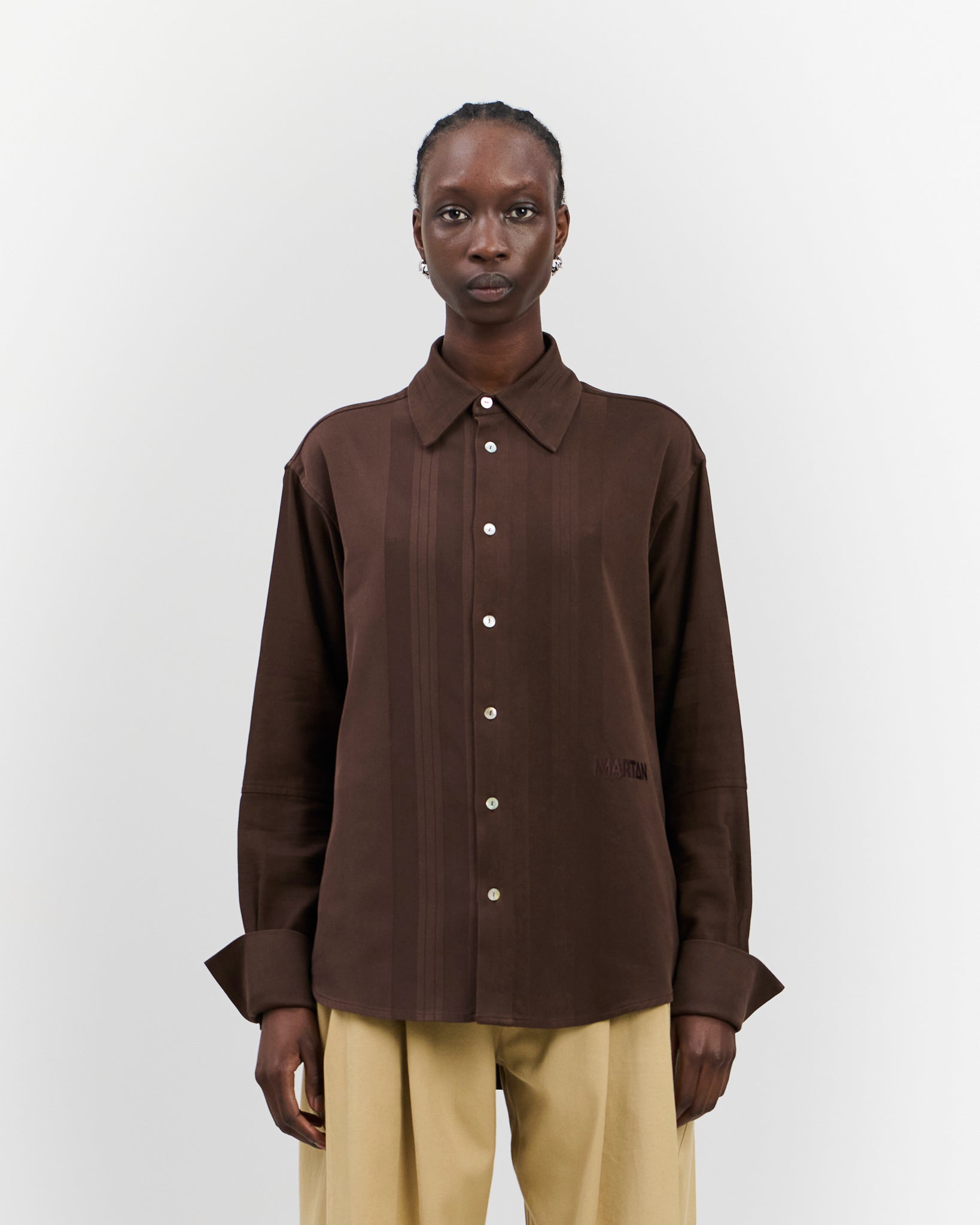 Marchi Overshirt Chocolate Brown