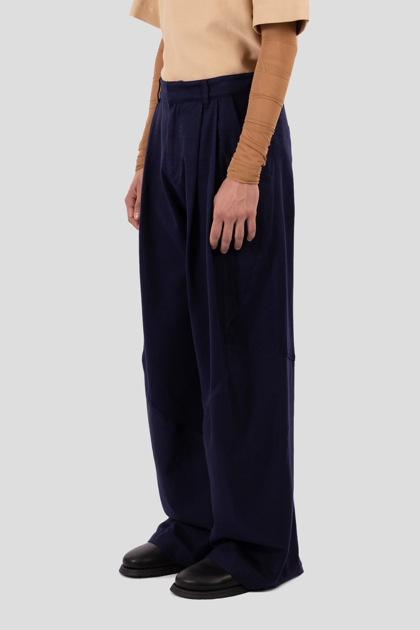 Jo Trousers Navy Blue