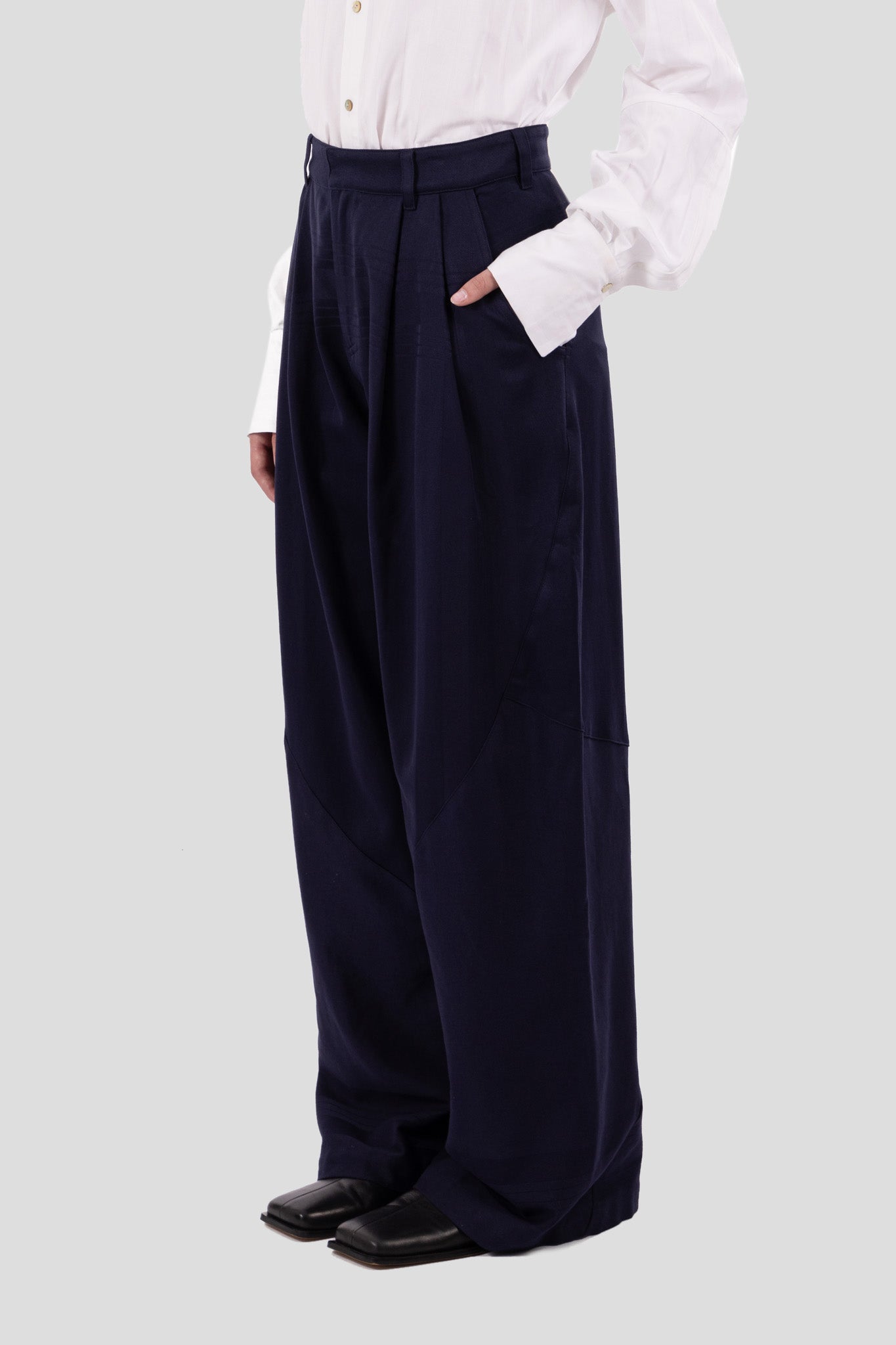 Jo Trousers Navy Blue