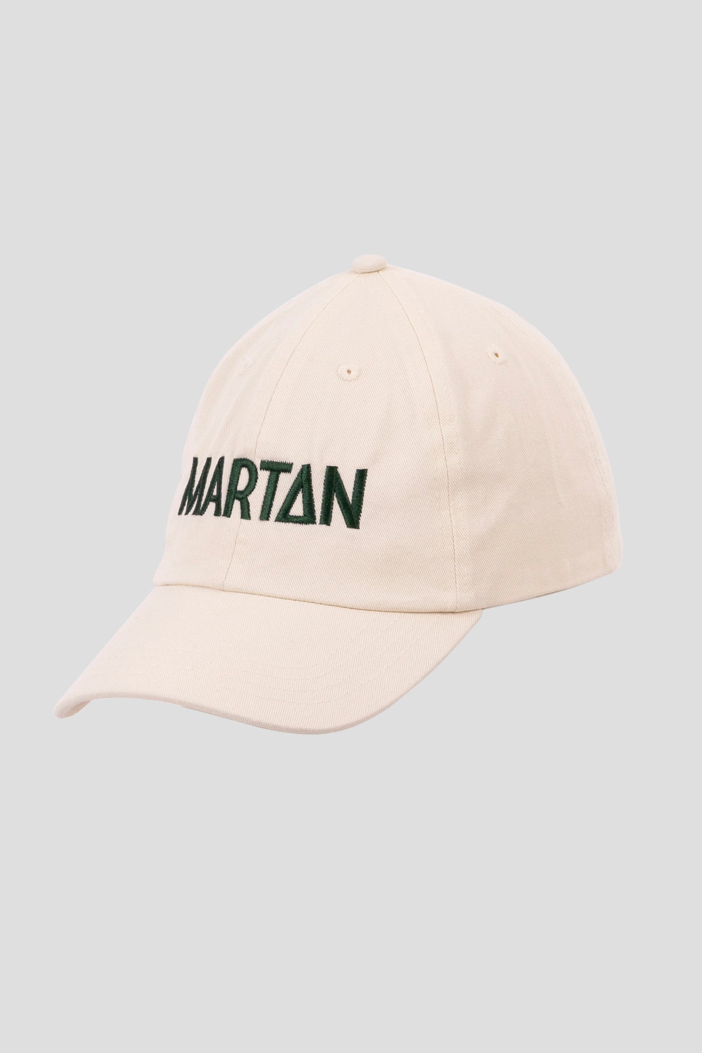 Cream + Green Cap