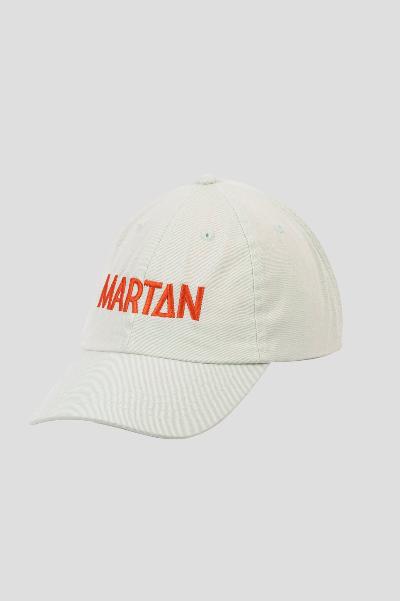 Mint Green + Vermillion Orange Cap