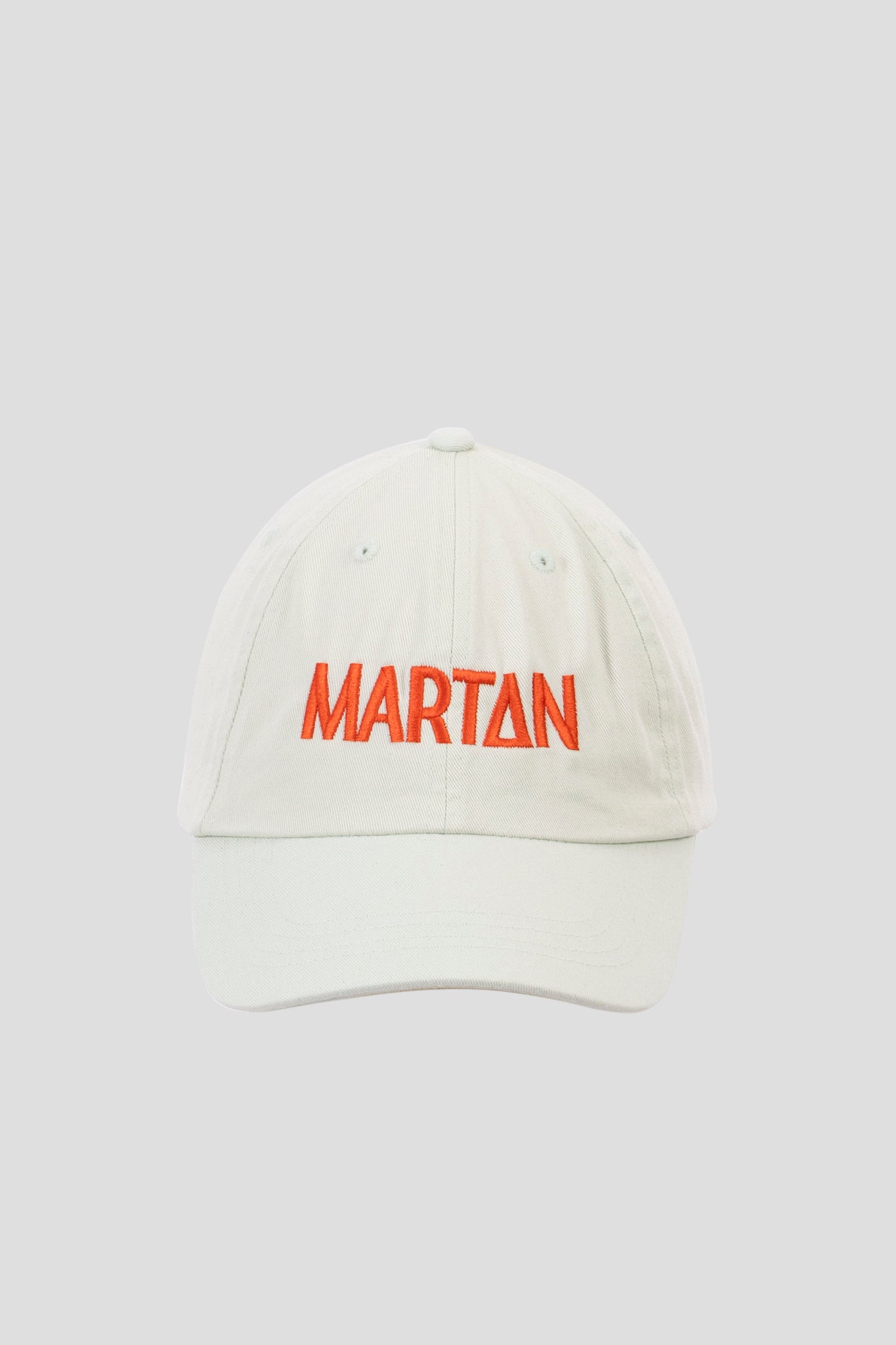 Mint Green + Vermillion Orange Cap