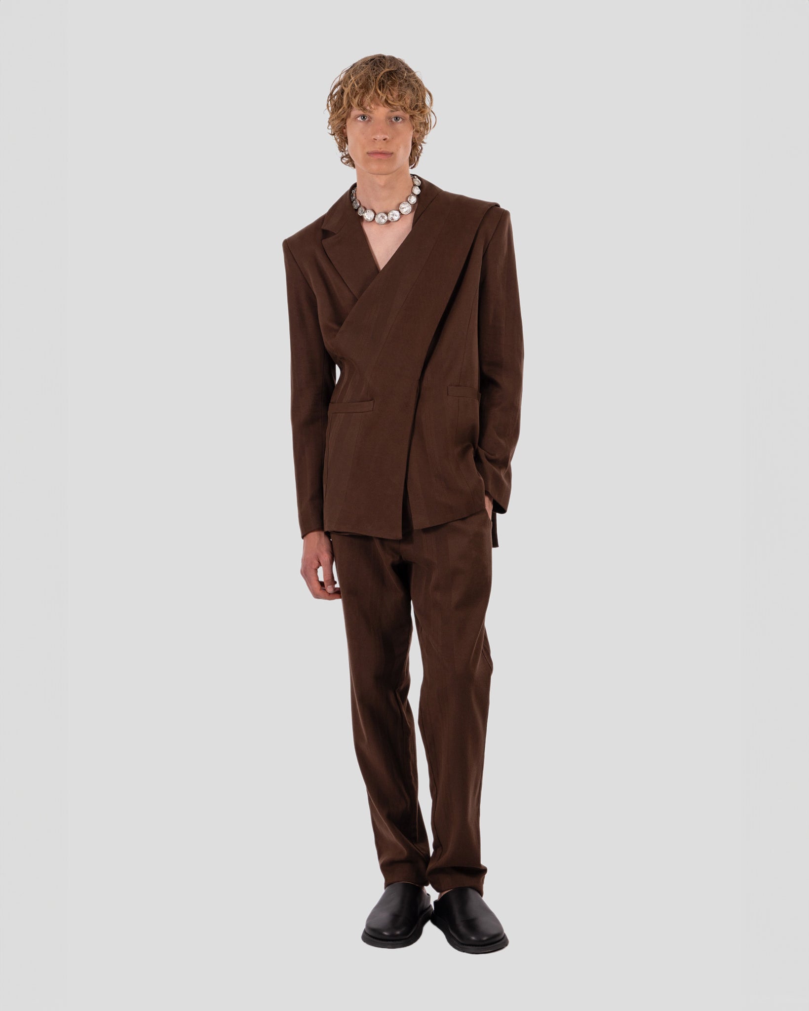 Wibo Blazer Chocolate Brown