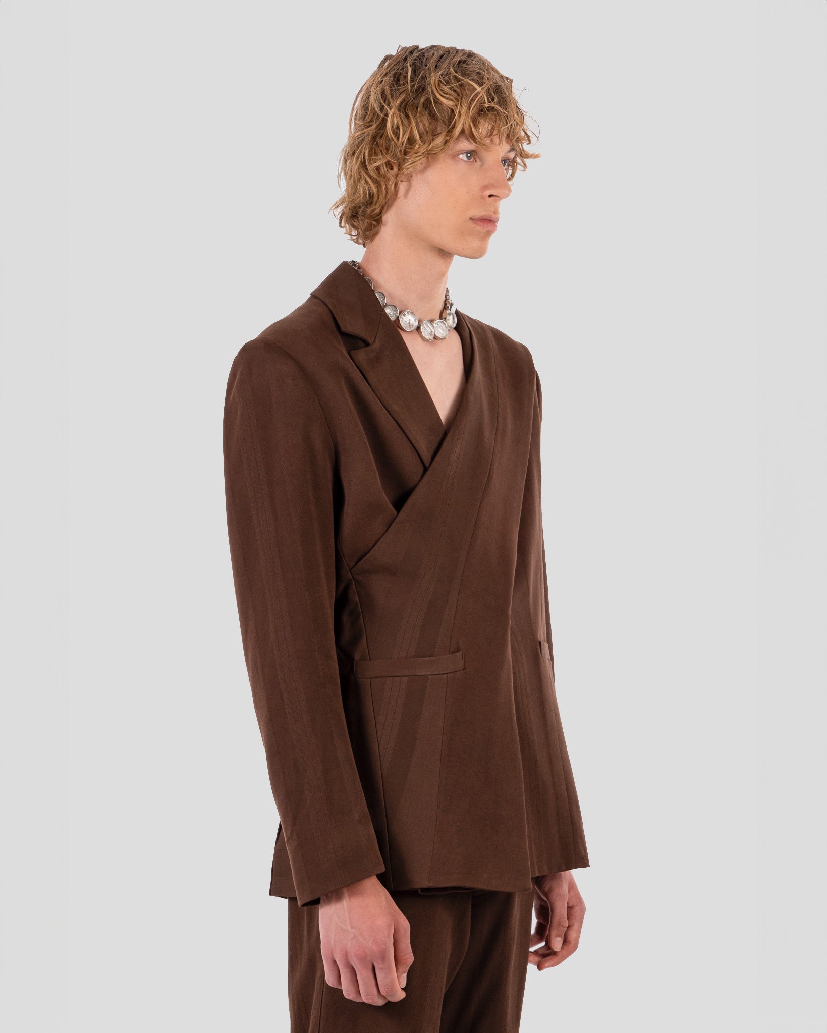 Wibo Blazer Chocolate Brown