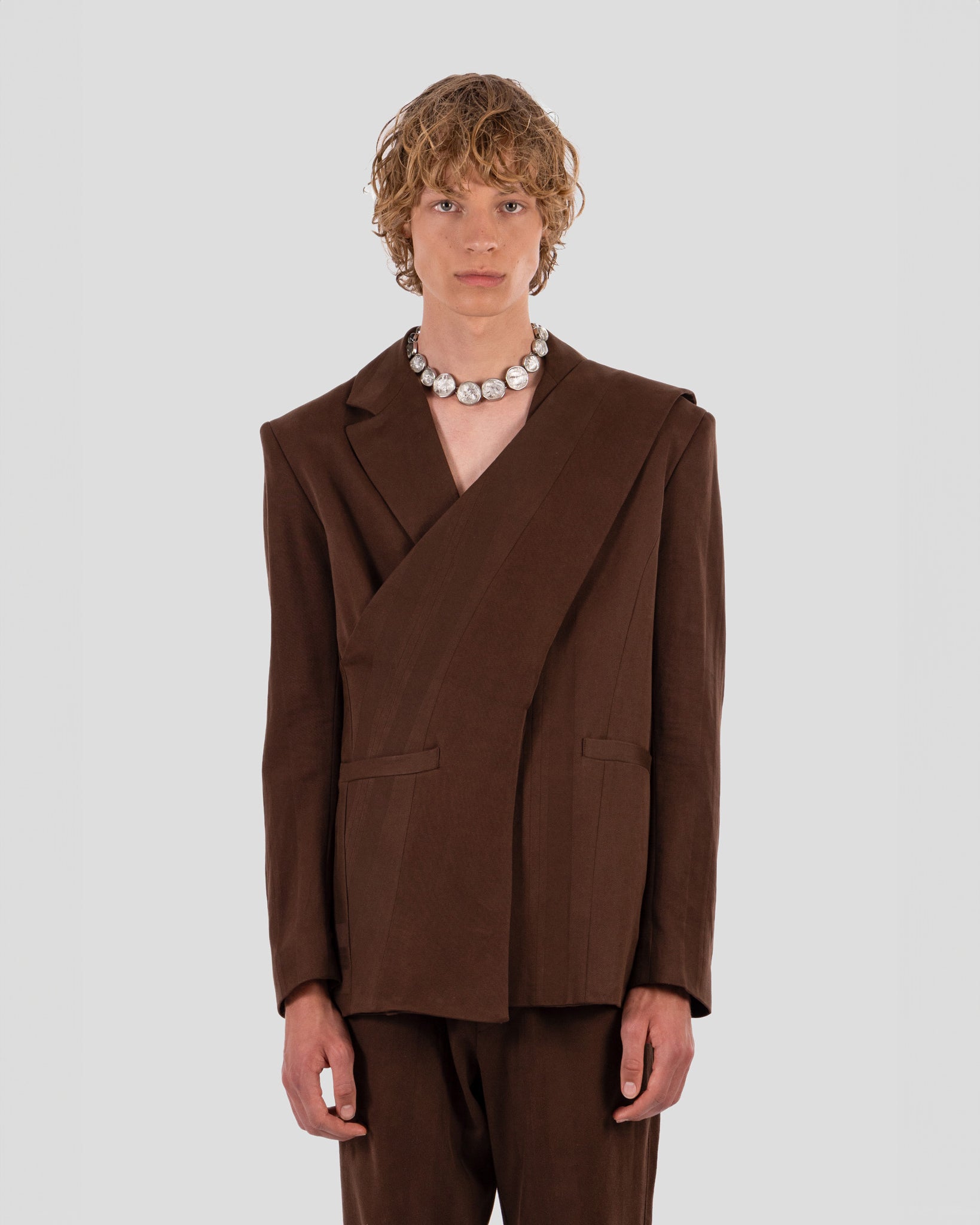 Wibo Blazer Chocolate Brown